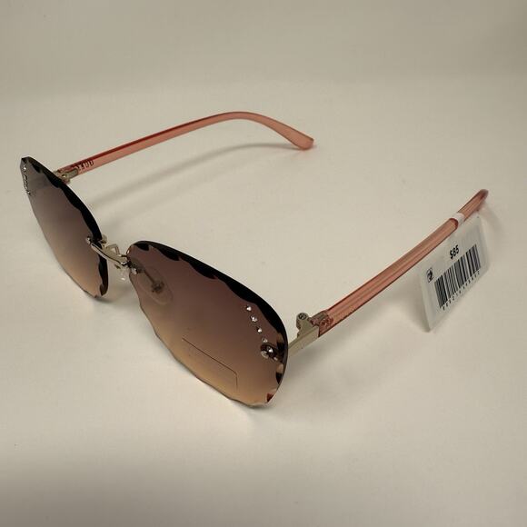 GUESS Sunglasses Womens Size 55-14-140 GF4024 28T Smoke Gradient Pink NE main image 7